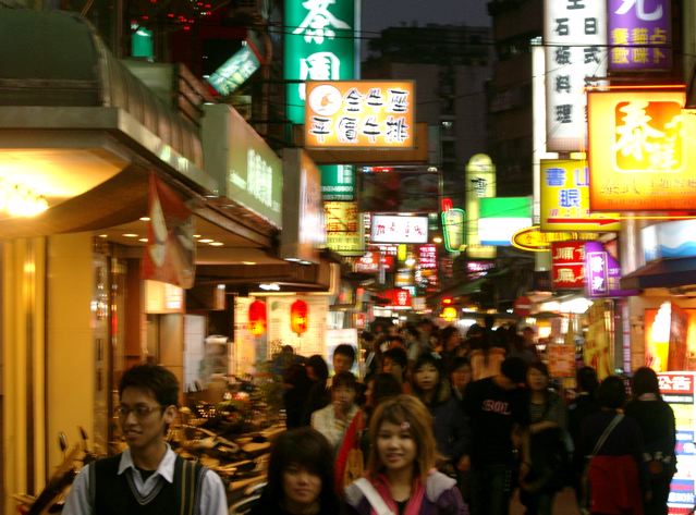Nachtmarkt in Taiwan