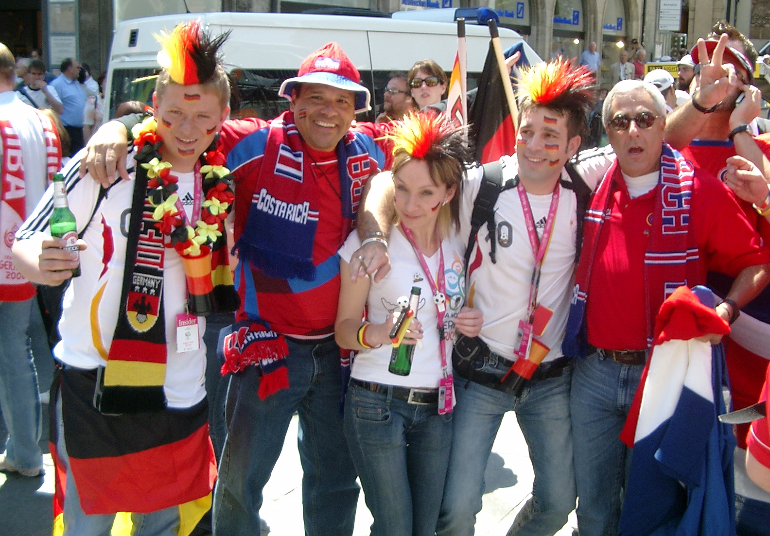 München, 9. Juni 2006. Costa Rica mag uns.