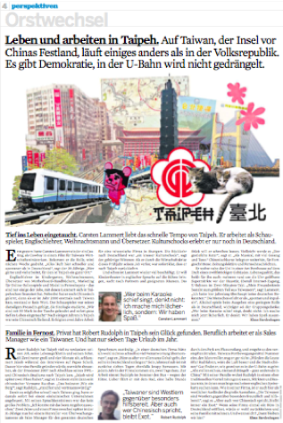 Handelsblatt: Deutsche in Taipeh