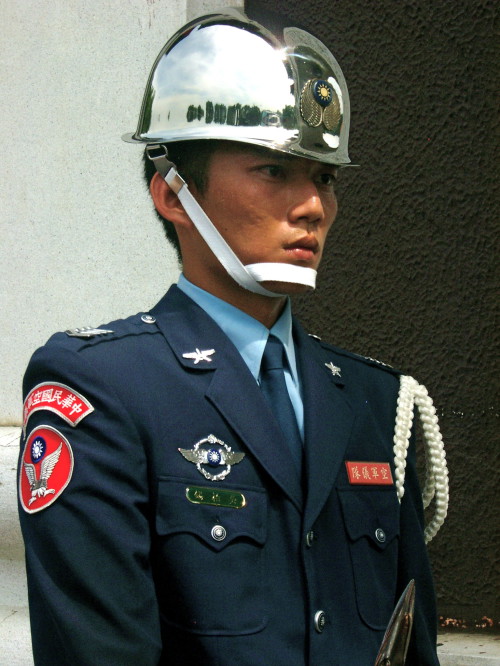 Ehrenwache Taiwan Soldat