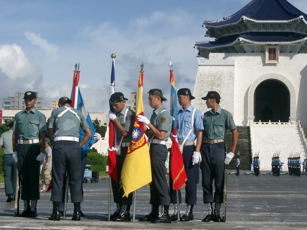 Soldaten der Republik China in Taipeh