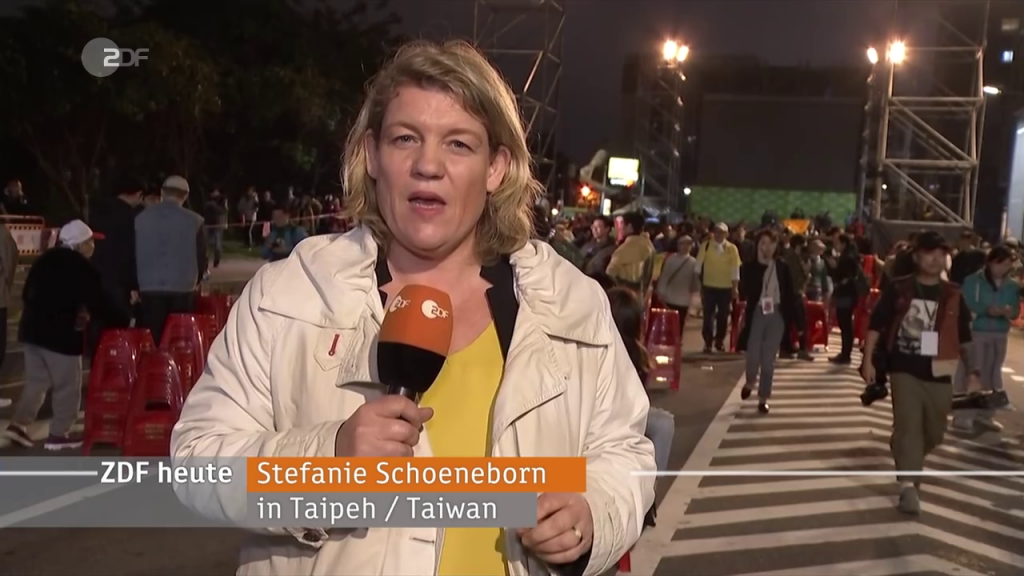 Stefanie Schoeneborn ZDF in Taiwan