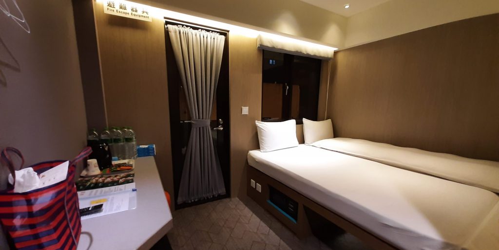 Hotelzimmer zur Corona Quarantäne in Taiwan