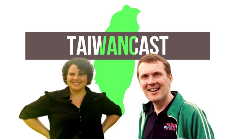 Logo Taiwancast 21 mit Carina Rother und Klaus Bardenhagen