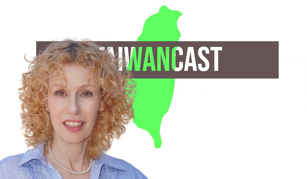 Taiwancast Logo mit Anette Luo