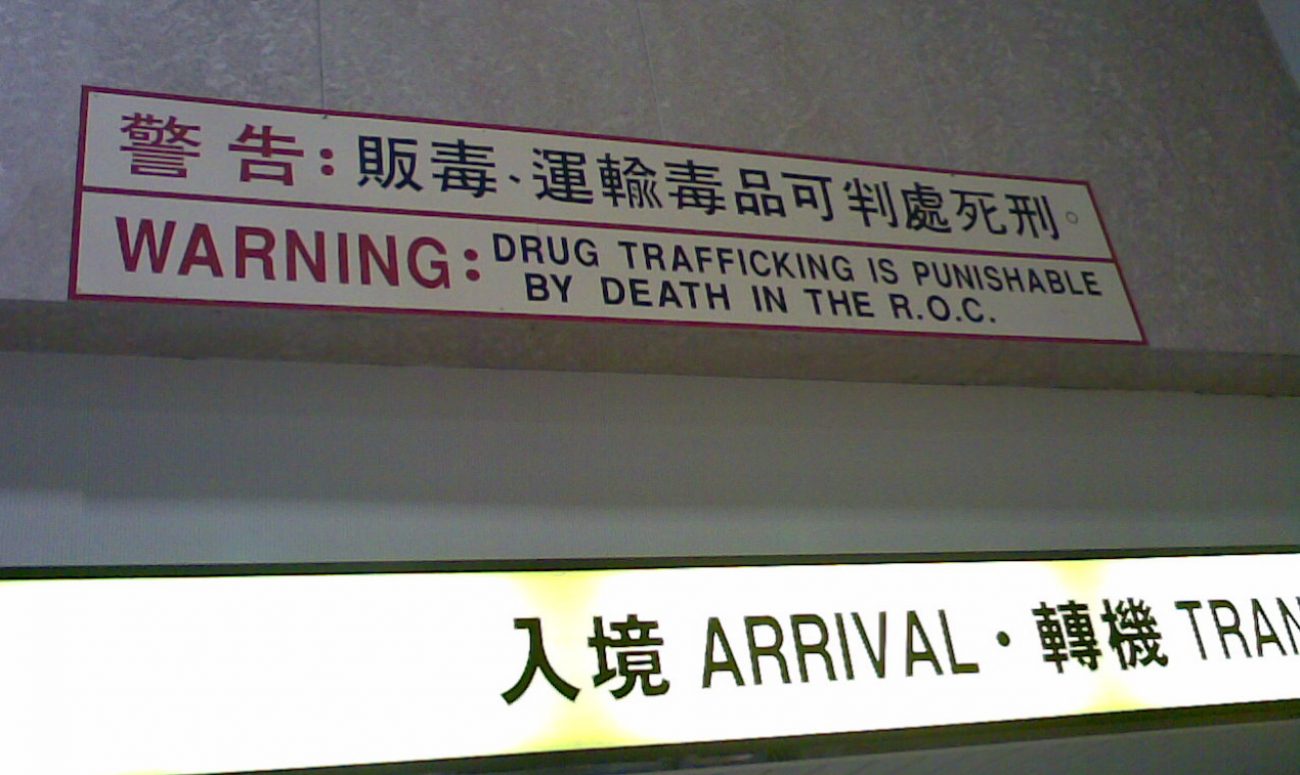 Drogen-Warnung Flughafen